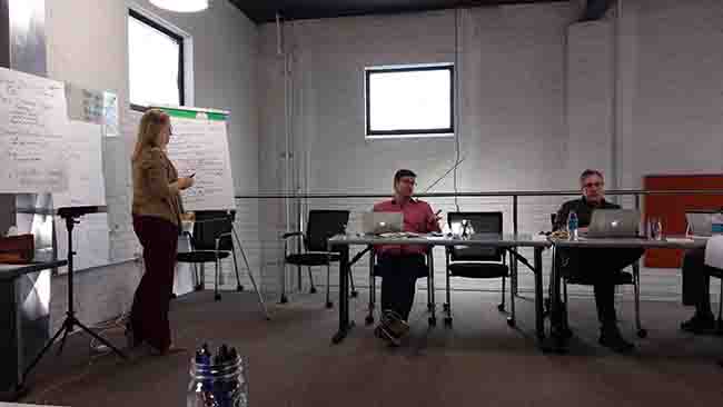 Photo of the CIE Board Meeting at Think Space of Lansing MI
